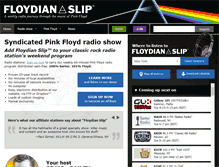 Tablet Screenshot of floydianslip.com